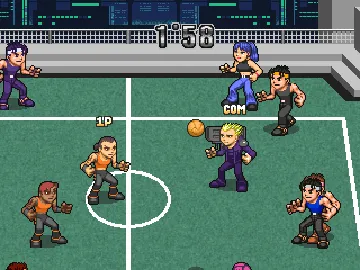 All-Star Slammin D-Ball (US) screen shot game playing
